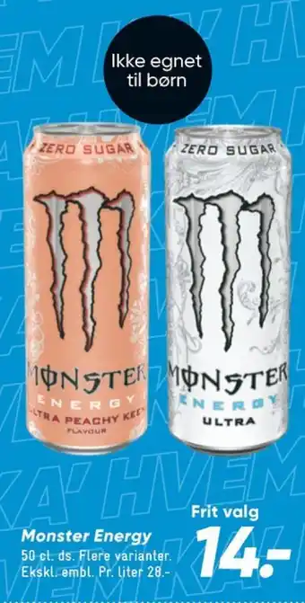 Bilka Energidrik tilbud