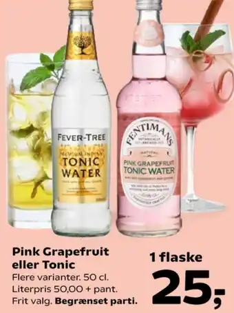 SuperBrugsen Pink Grapefruit Tonic Water tilbud