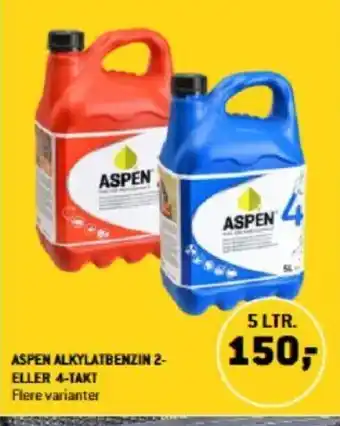 XL-BYG ASPEN ALKYLATBENZIN 2- ELLER 4-TAKT tilbud