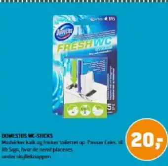 XL-BYG DOMESTOS WC-STICKS tilbud