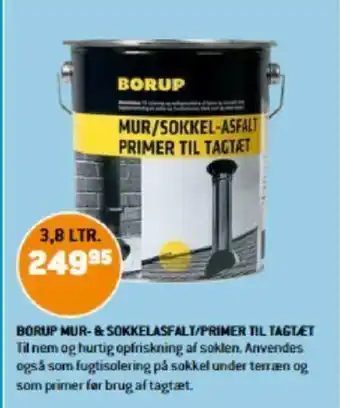 XL-BYG BORUP MUR- & SOKKELASFALT/PRIMER TIL TAGTÆT tilbud