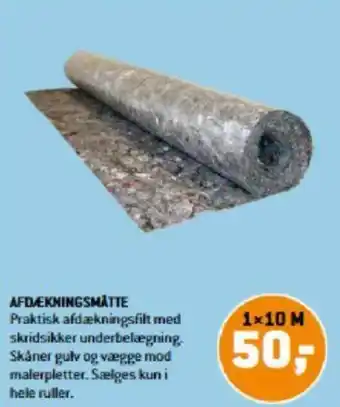 XL-BYG AFDÆKNINGSMÅTTE tilbud