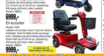 Harald Nyborg El-scooter tilbud