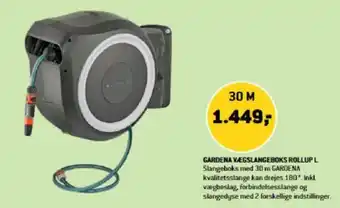 XL-BYG GARDENA VÆGSLANGEBOKS ROLLUP L tilbud