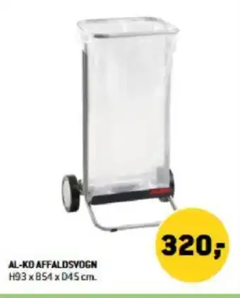 XL-BYG AL-KO AFFALDSVOGN tilbud