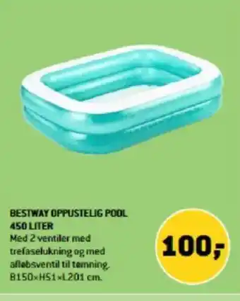 BESTWAY OPPUSTELIG POOL 450 LITER