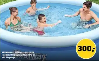 XL-BYG BESTWAY FAST SET POOL 5.377 LITER tilbud