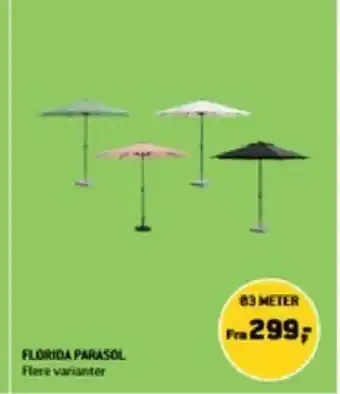 XL-BYG FLORIDA PARASOL tilbud