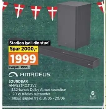 Power SOUNDBAR AMAESTRO312V2 tilbud