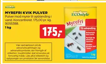 jem & fix MYREFRI KVIK PULVER tilbud