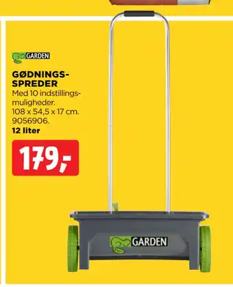 jem & fix GØDNINGSSPREDER tilbud