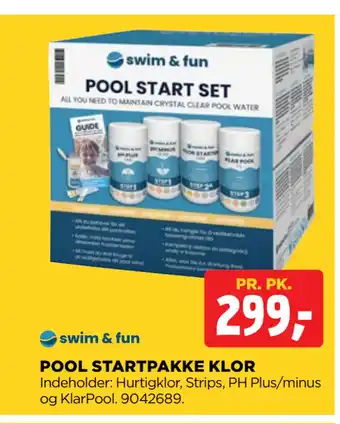 jem & fix POOL STARTPAKKE KLOR tilbud