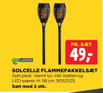 jem & fix SOLCELLE FLAMMEFAKKELSÆT tilbud
