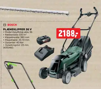 jem & fix PLÆNEKLIPPER 36 V tilbud