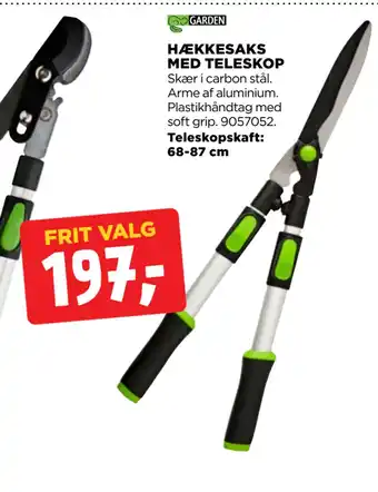 jem & fix HÆKKESAKS MED TELESKOP tilbud