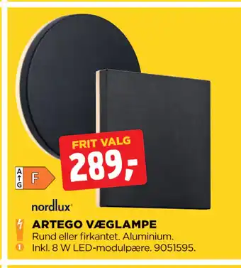 jem & fix ARTEGO VÆGLAMPE tilbud