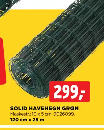 jem & fix SOLID HAVEHEGN GRØN tilbud