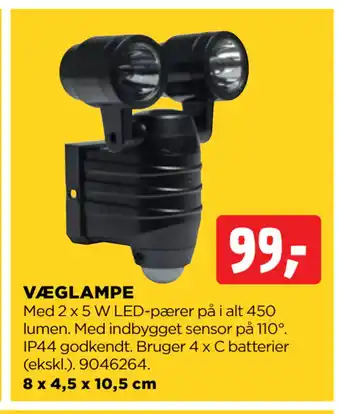 jem & fix VÆGLAMPE tilbud