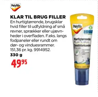jem & fix KLAR TIL BRUG FILLER tilbud