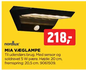 jem & fix MIA VÆGLAMPE tilbud