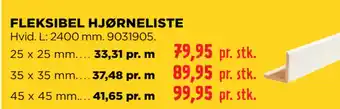 jem & fix FLEKSIBEL HJØRNELISTE tilbud