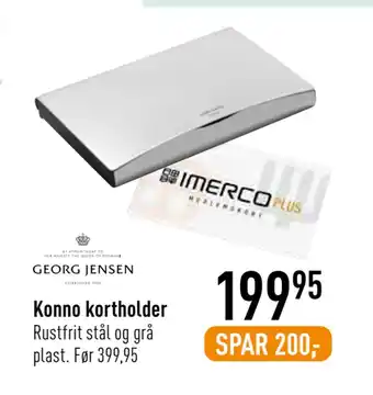 Imerco Konno kortholder tilbud