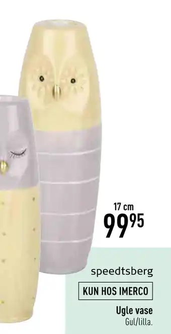 Imerco Ugle vase tilbud