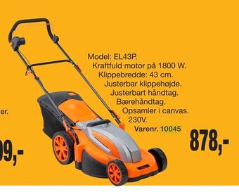 Harald Nyborg El-plæneklipper tilbud