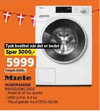 Power VASKEMASKINE WWD020WCSNDS tilbud