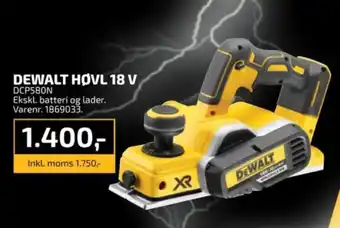 Davidsen DEWALT HØVL 18 V tilbud