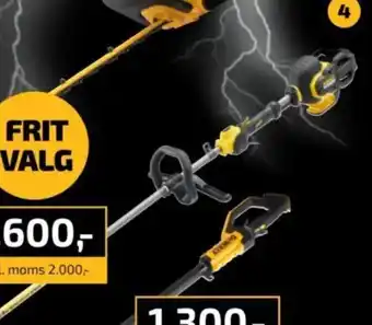 Davidsen DEWALT GRÆSTRIMMER 54 V tilbud