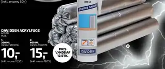 Davidsen DAVIDSEN ACRYLFUGE tilbud