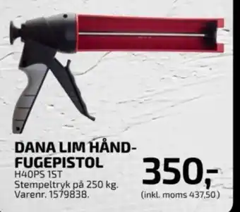 Davidsen DANA LIM HÅND- FUGEPISTOL tilbud