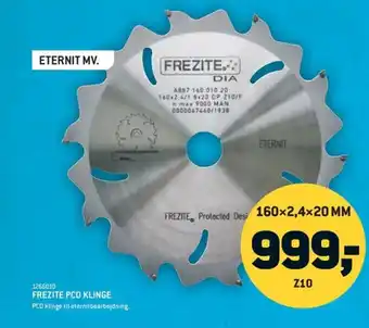 XL-BYG FREZITE PCD KLINGE tilbud