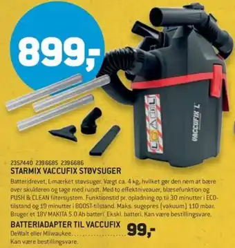 STARMIX VACCUFIX STØVSUGER