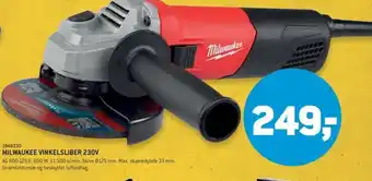 MILWAUKEE VINKELSLIBER 230V