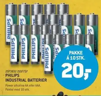 XL-BYG PHILIPS INDUSTRIAL BATTERIER tilbud
