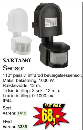 Harald Nyborg Sensor tilbud
