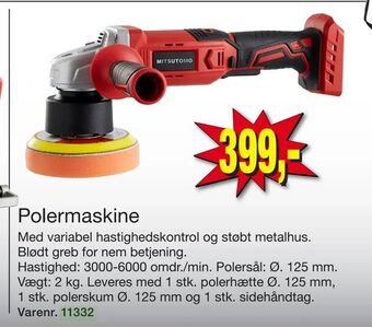 Harald Nyborg Polermaskine tilbud