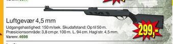 Harald Nyborg Luftgevær 4,5 mm tilbud