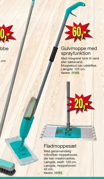 Harald Nyborg Gulvmoppe med sprayfunktion tilbud
