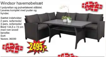 Harald Nyborg Windsor havemøbelsæt tilbud
