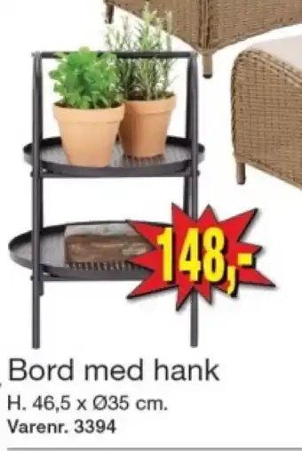 Harald Nyborg Bord med hank tilbud