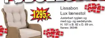 Harald Nyborg Lissabon Lux lænestol tilbud