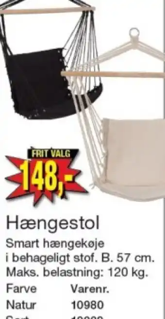 Harald Nyborg Hængestol tilbud