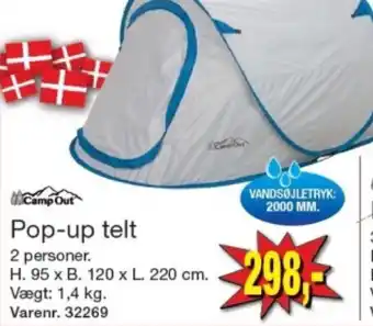 Harald Nyborg Pop-up telt tilbud