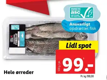 Lidl Ørred tilbud