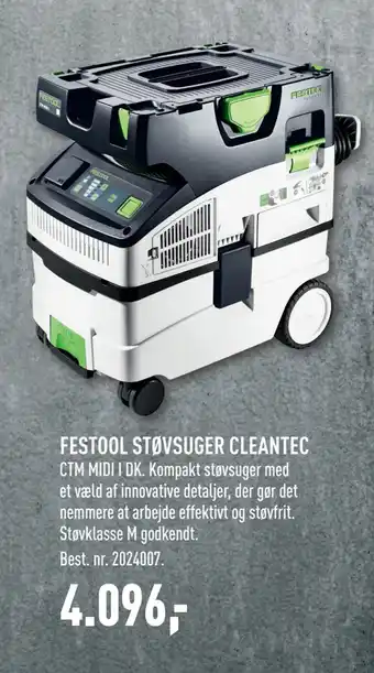 Johannes Fog FESTOOL STØVSUGER CLEANTEC tilbud