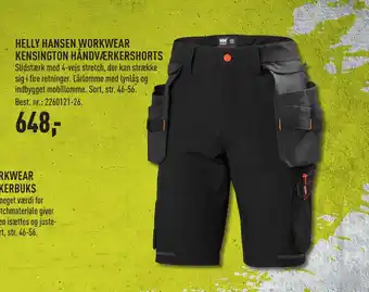 Johannes Fog HELLY HANSEN WORKWEAR KENSINGTON HÅNDVÆRKERSHORTS tilbud