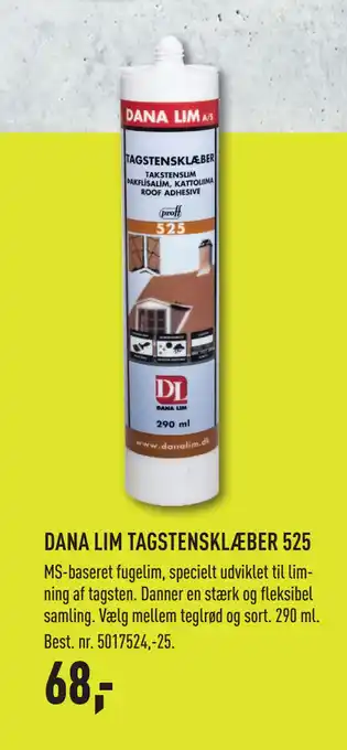 Johannes Fog DANA LIM TAGSTENSKLÆBER 525 tilbud